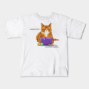 Coffee Cat Kids T-Shirt